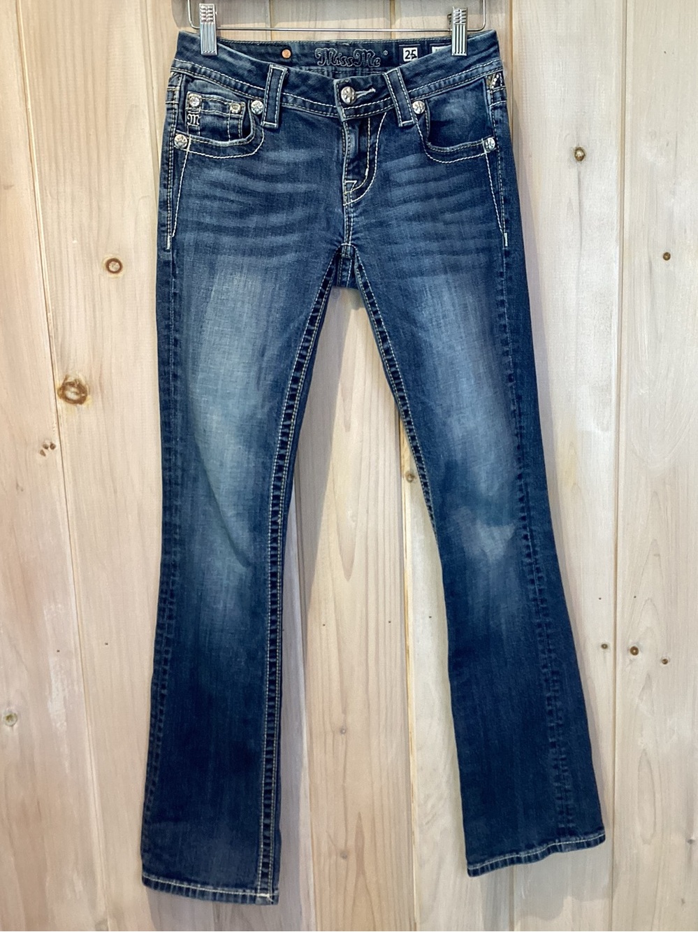 Miss Me Low Rise Slim Bootcut Jeans